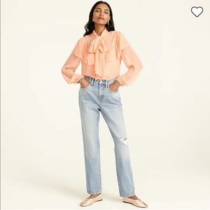 JCREW Jeans - Petite Slouchy Boyfriend in Basin Wash